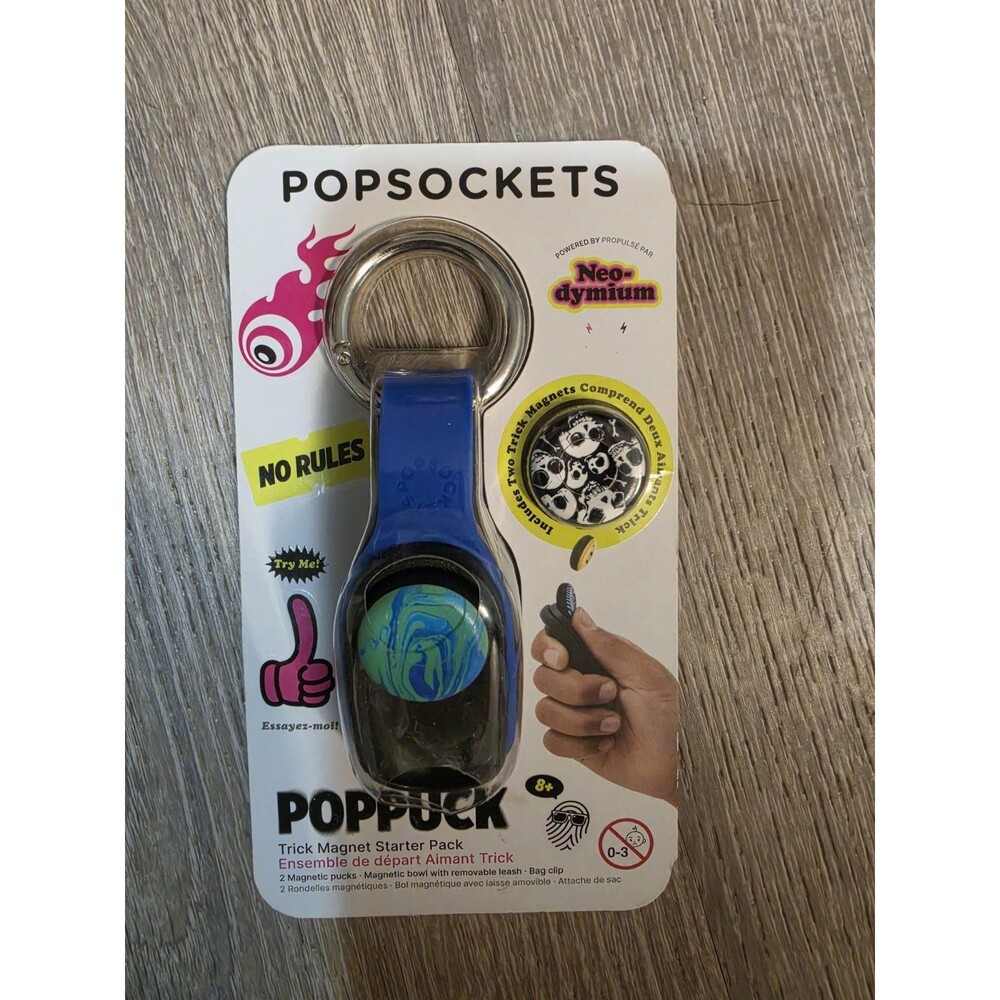 PopSockets PopPuck Starter Pack - Blue Jar - Brand New